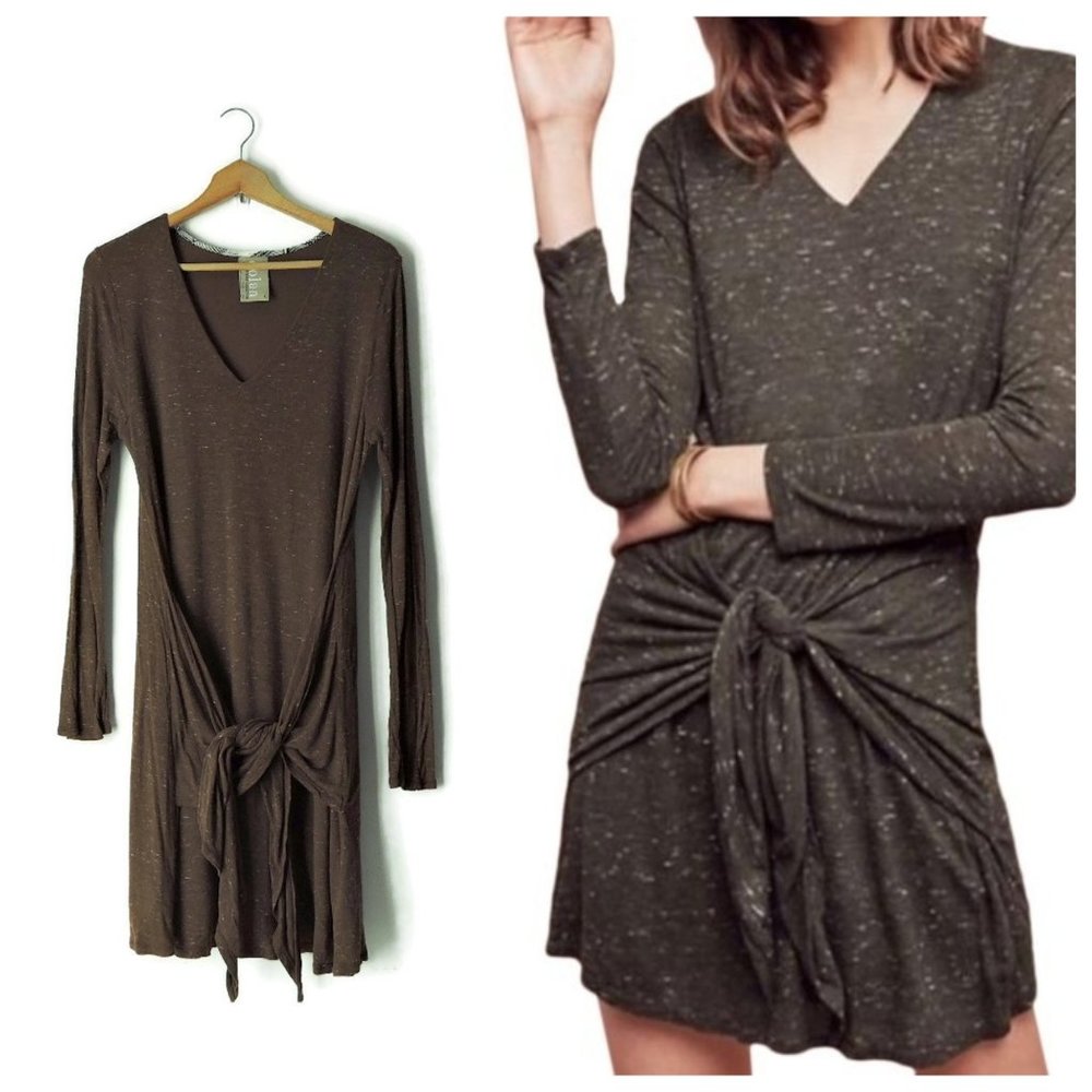 Anthropologie Olive Long Sleeve Dress